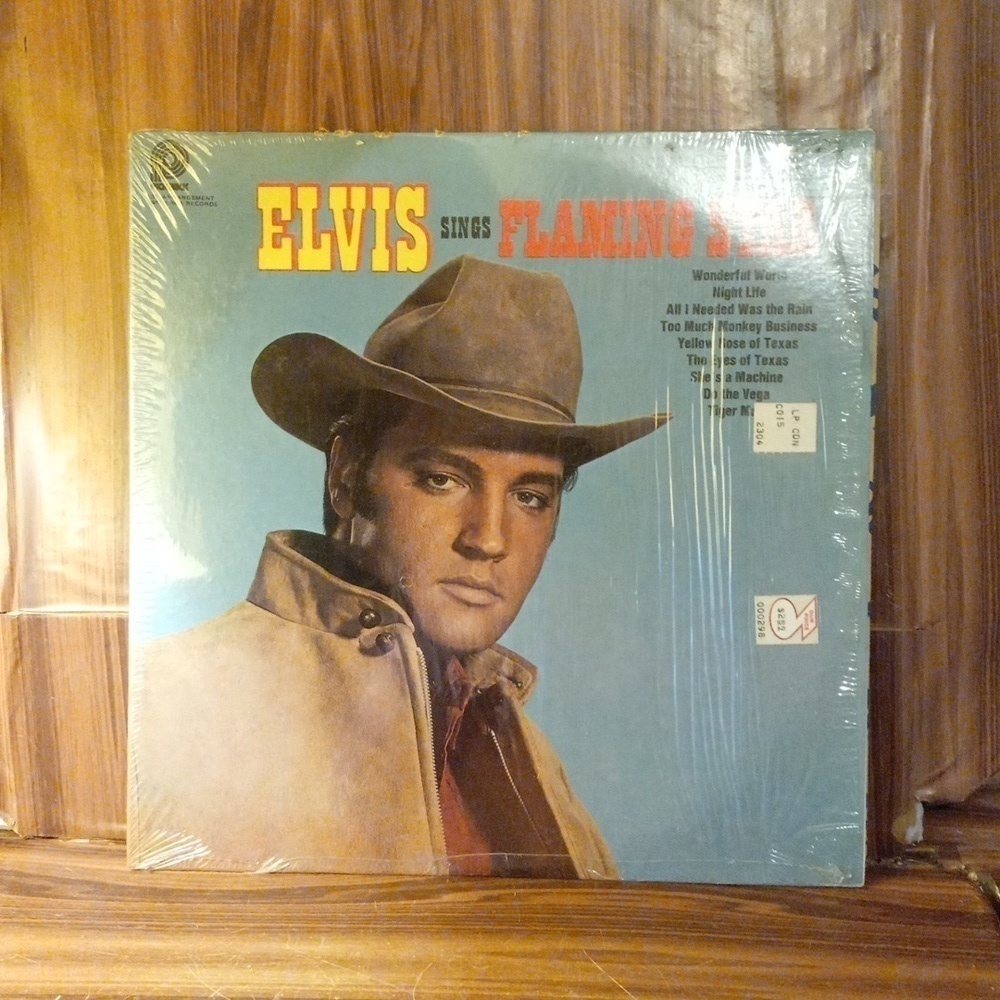 Elvis sings Flaming Star vinyl album